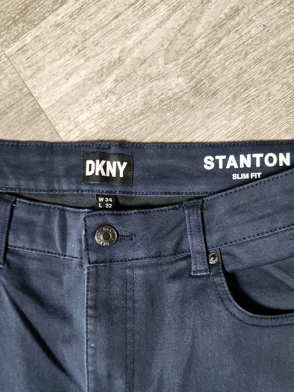 DKNY Slim Fit Jeans - Dark Blue - Picture 3 of 6